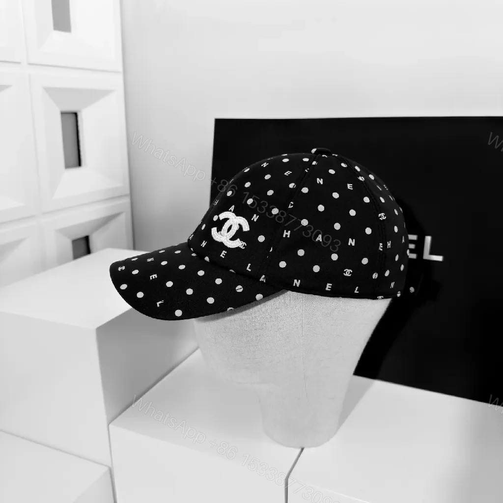 View 2 of Polka Dot Bucket Hat – Black/White, Premium Chic Style