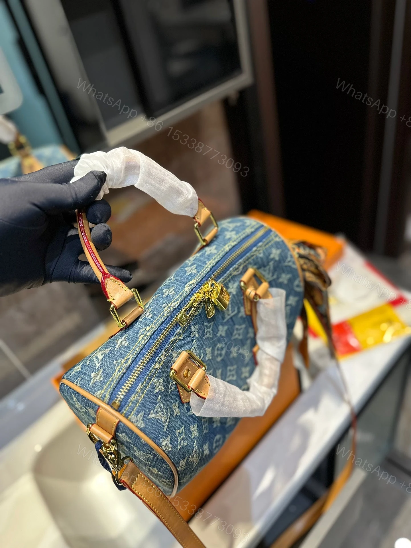 View 8 of LV Denim Speedy