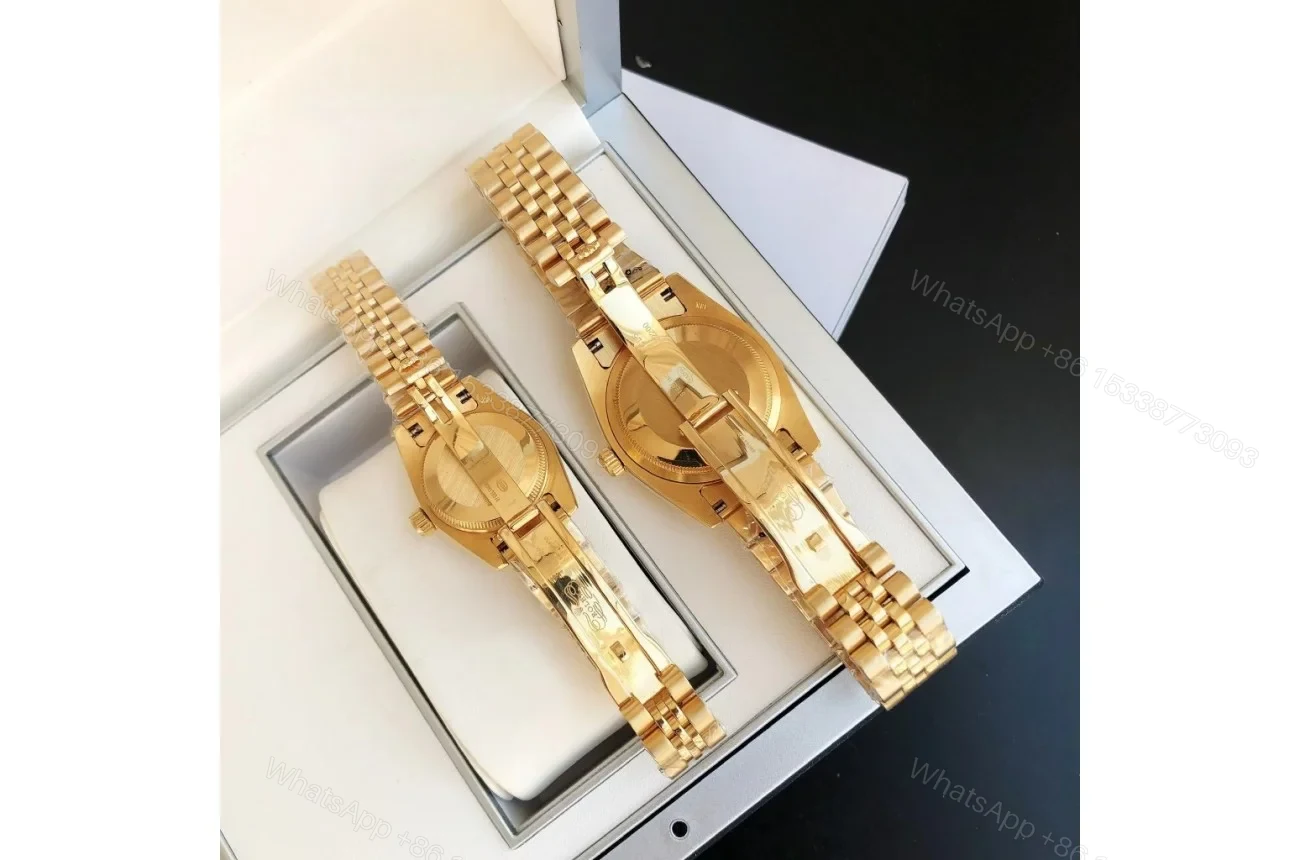 View 7 of Replica Rolex Datejust RG/RG Jub Black/Dial 36/28 mm