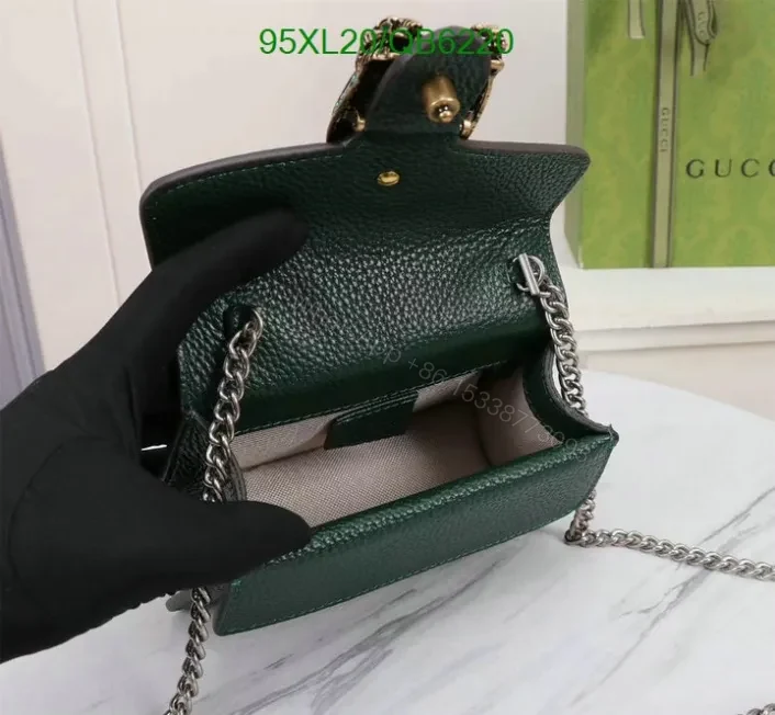 View 10 of Gucci Dionysus Black Mini Crossbody Bag Dupe QB62202