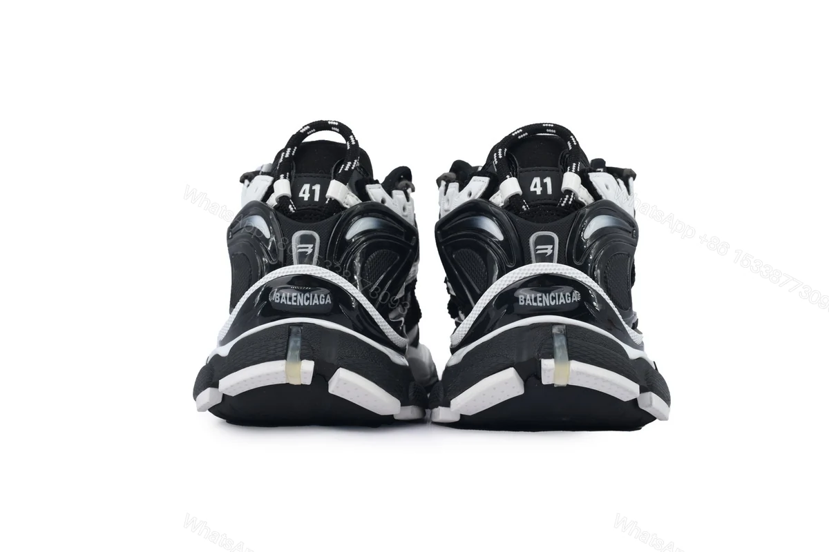 View 3 of Balenciaga Runner7 Sneaker 'White Black'72774 W3RMU 9010