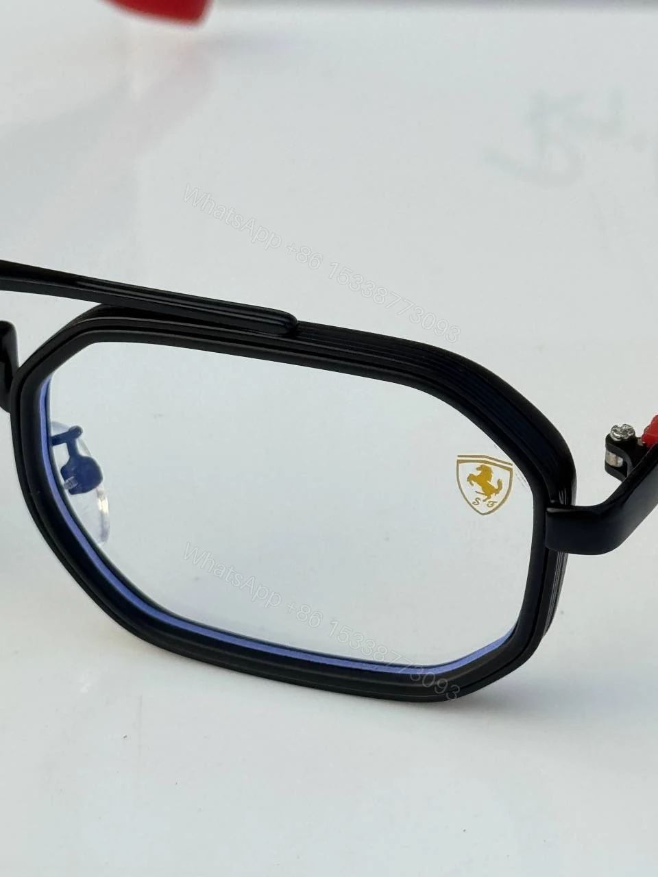 View 5 of First Copy RayBan 7328 Black Plano Sunglasses