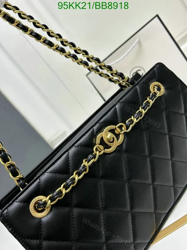 View 4 of Chanel Street Style Black Leather Bag FT462