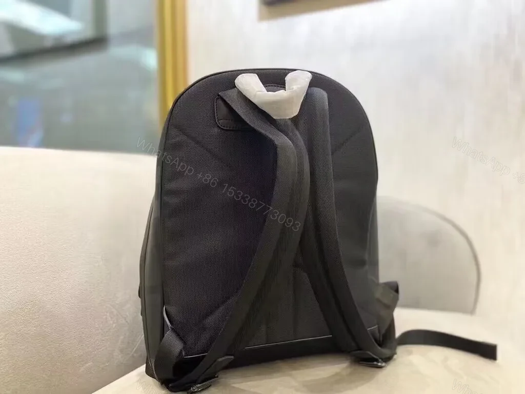 View 2 of Midnight Plaid Leather Mini Backpack - Luxury Everyday Carry