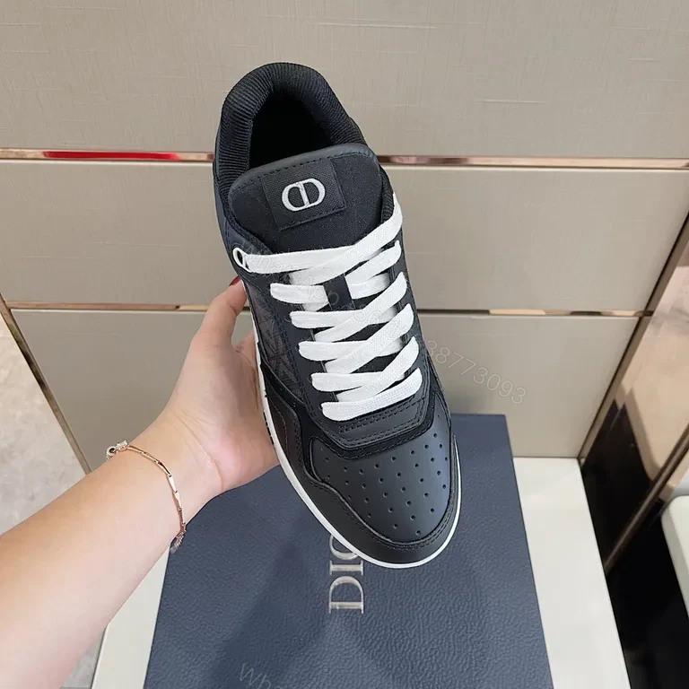 View 8 of Structured Leather Sneaker: Luxury Dior-Inspired Detail, Menâ€TMs