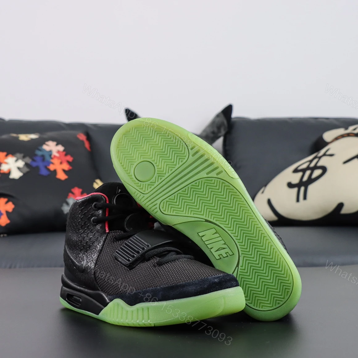 View 3 of Nike Air Yeezy 2 Solar Red Reps