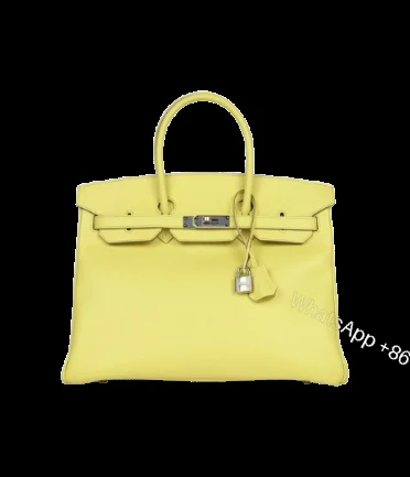 Hermès Birkin 35 Soufre Epsom Palladium Hardware — view 1