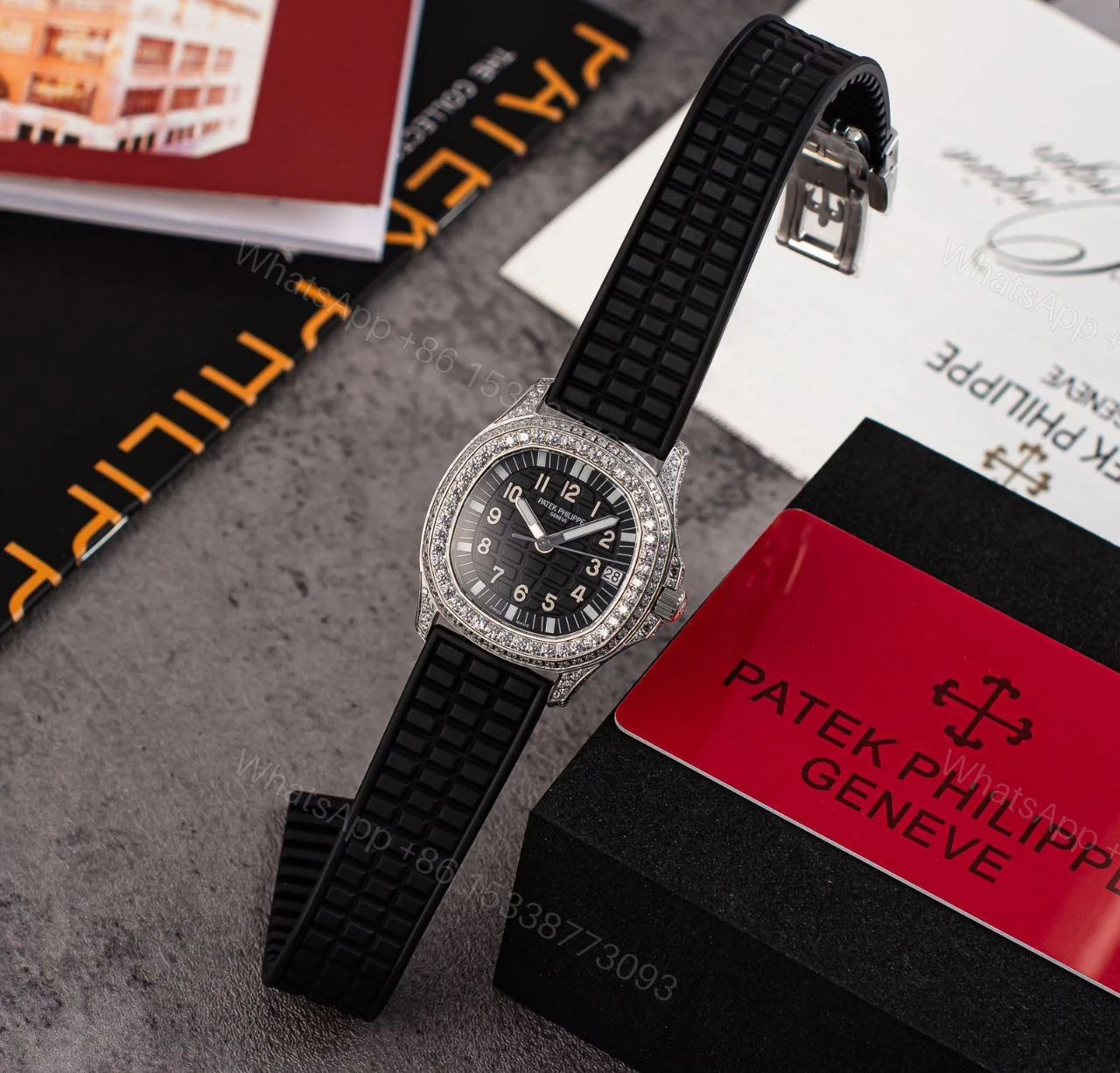 View 2 of Patek Philippe Rose Gold – Ladies – Aquanaut