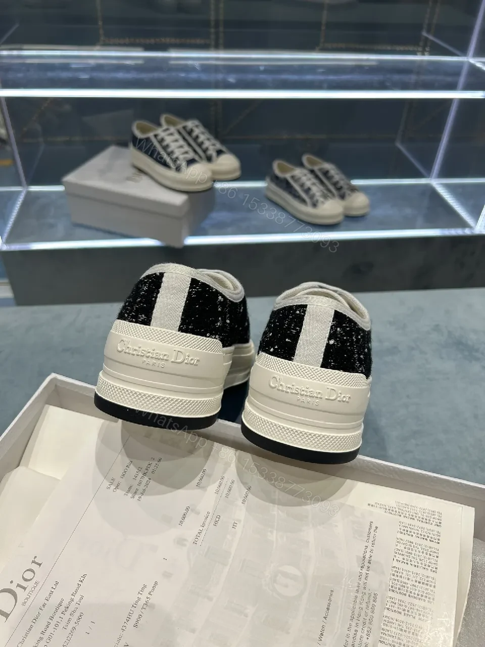 View 8 of Textured Knit Low-Top Sneaker, Premium Streetwear Style