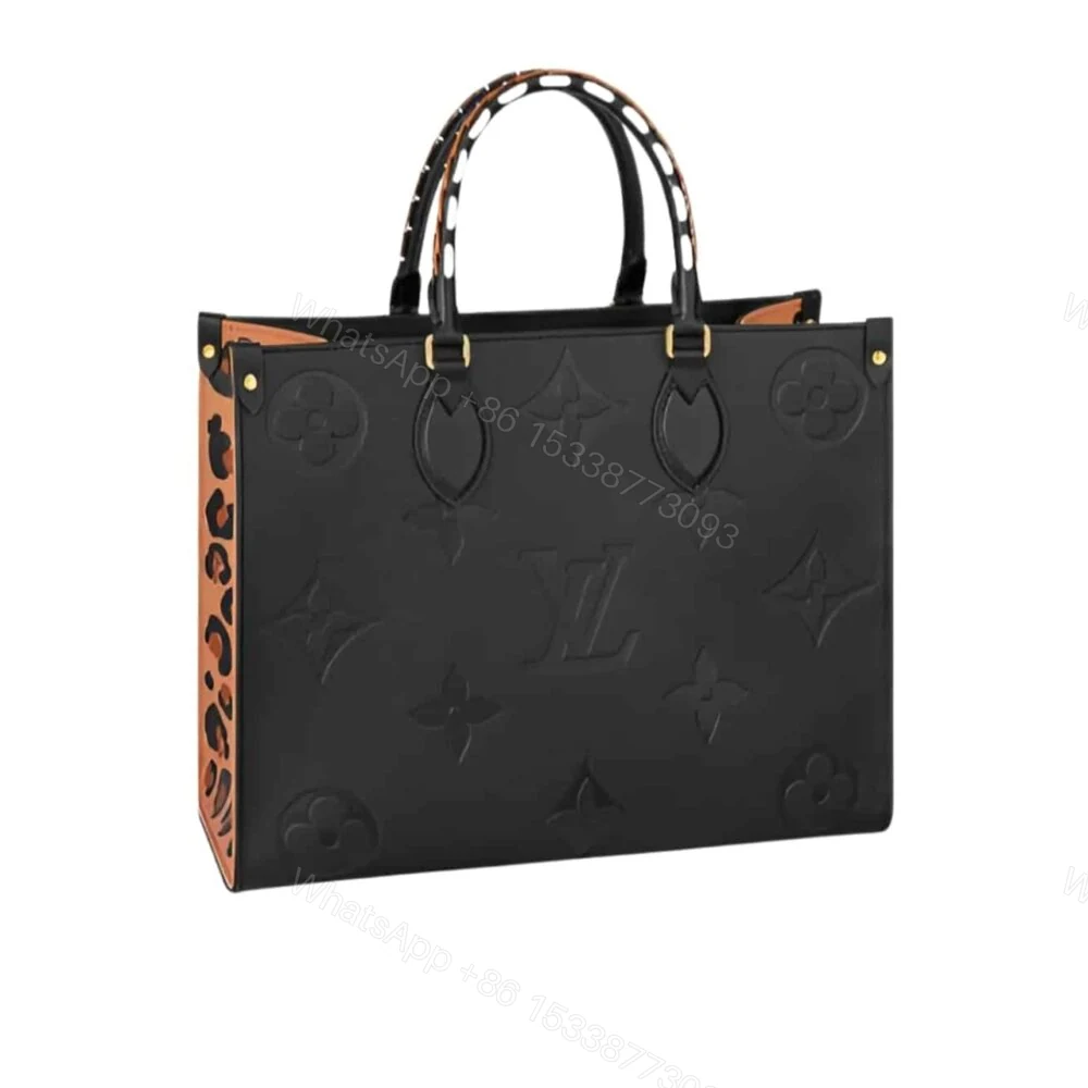 Louis Vuitton Onthego MM Wild at Heart Black 35Cm M58522 — view 1