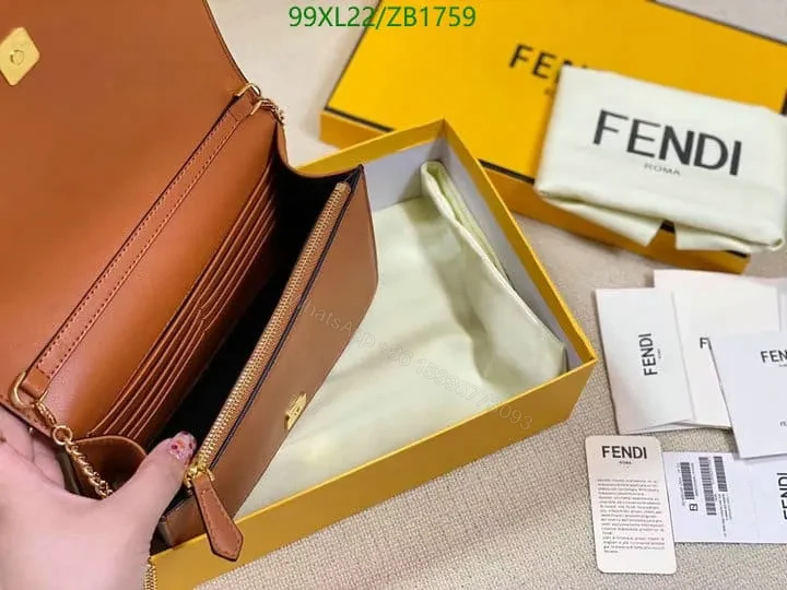 View 8 of Fendi Duplicate Chain Wallet Fendi Roma ZB1778