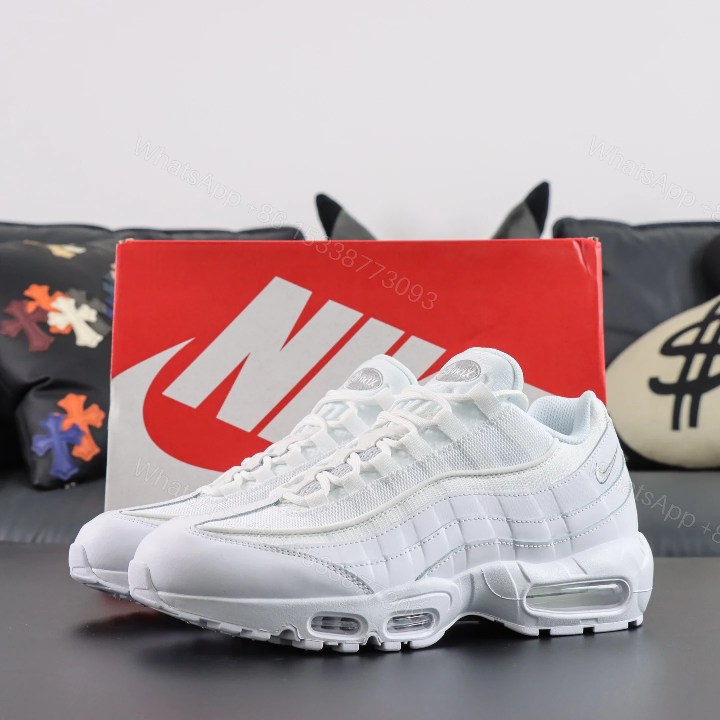 Nike Air Max 95 Comme des Garcons White Reps — view 1