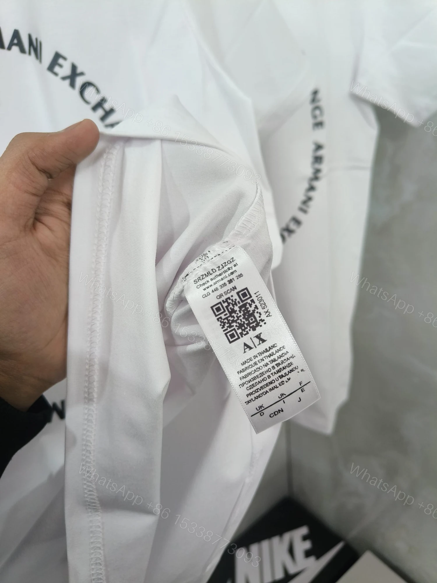 View 4 of BUY FIRST COPY ARMANI EXCHANGE SUMMER BEST QUALITY T-SHIRT