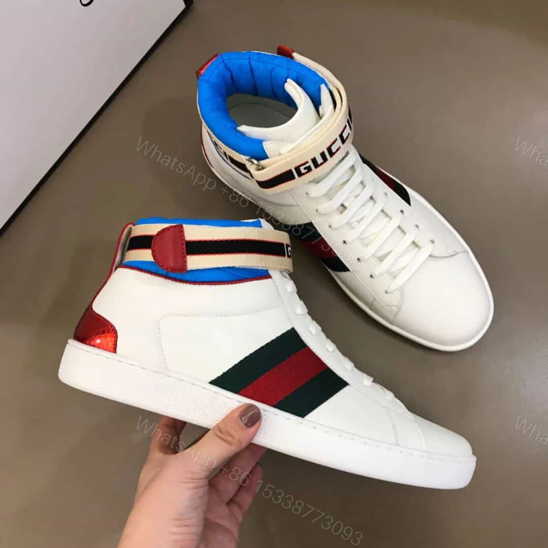 View 4 of GUCCI STRIPE ACE HIGH-TOP SNEAKER – GC51