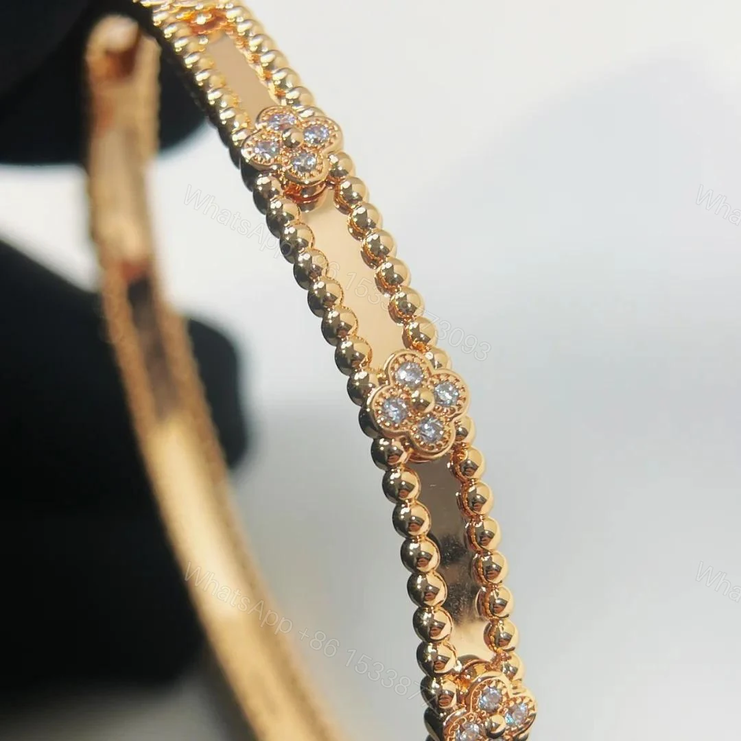 View 6 of VCA Perlée Sweet Clovers Bracelet