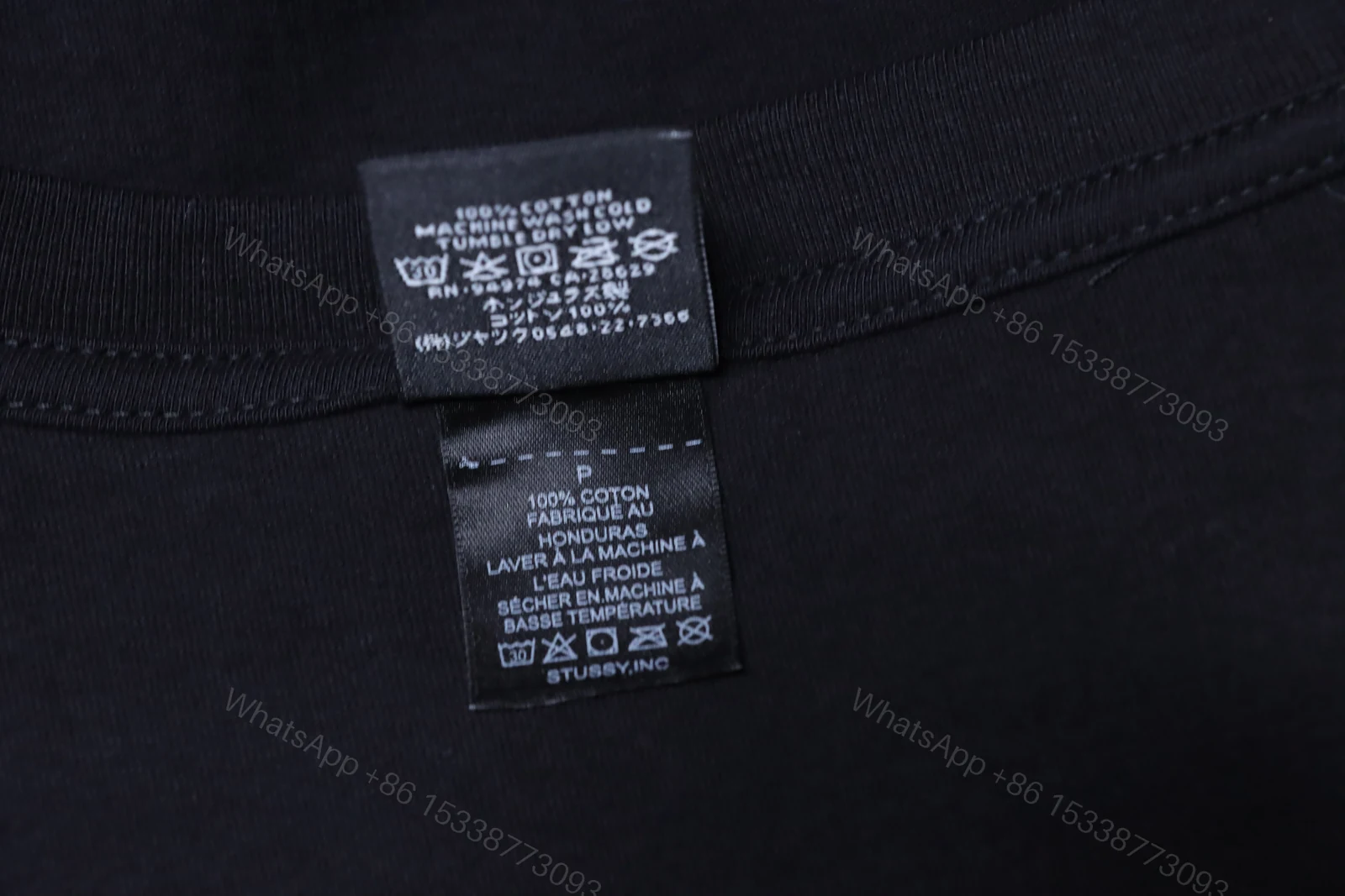 View 8 of Stussy World Tour Collection Printed Short Sleeve Shirt 2 Black