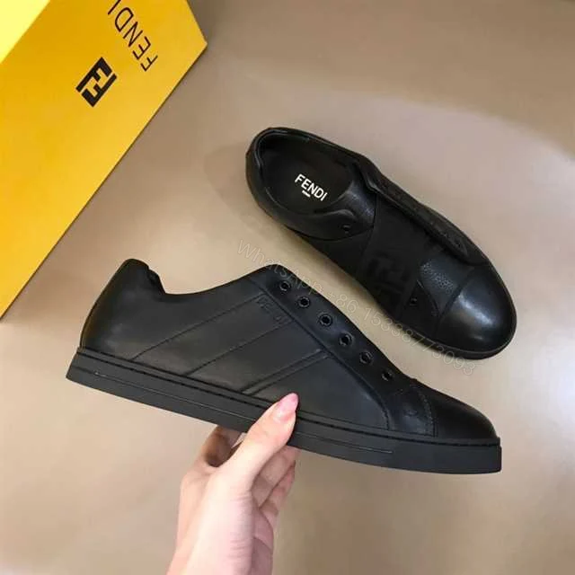 View 4 of FENDI FF MOTIF SLIP-ON SNEAKERS – FD13