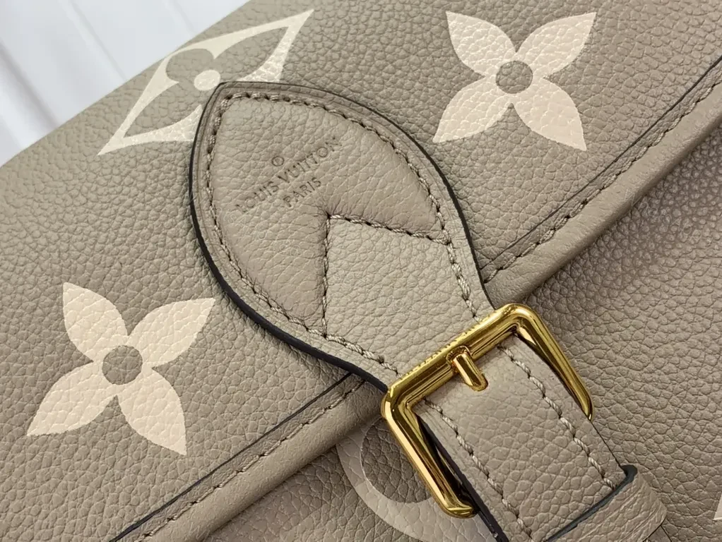 View 3 of Taupe Monogram Flap Bag â€“ Luxe Everyday Carry