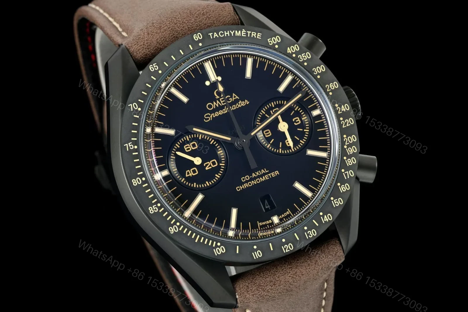 View 4 of Omega Speedmaster Moonwatch Co-Axial Dark Side of the Moon Vintage Black 311.92.44.51.01.006