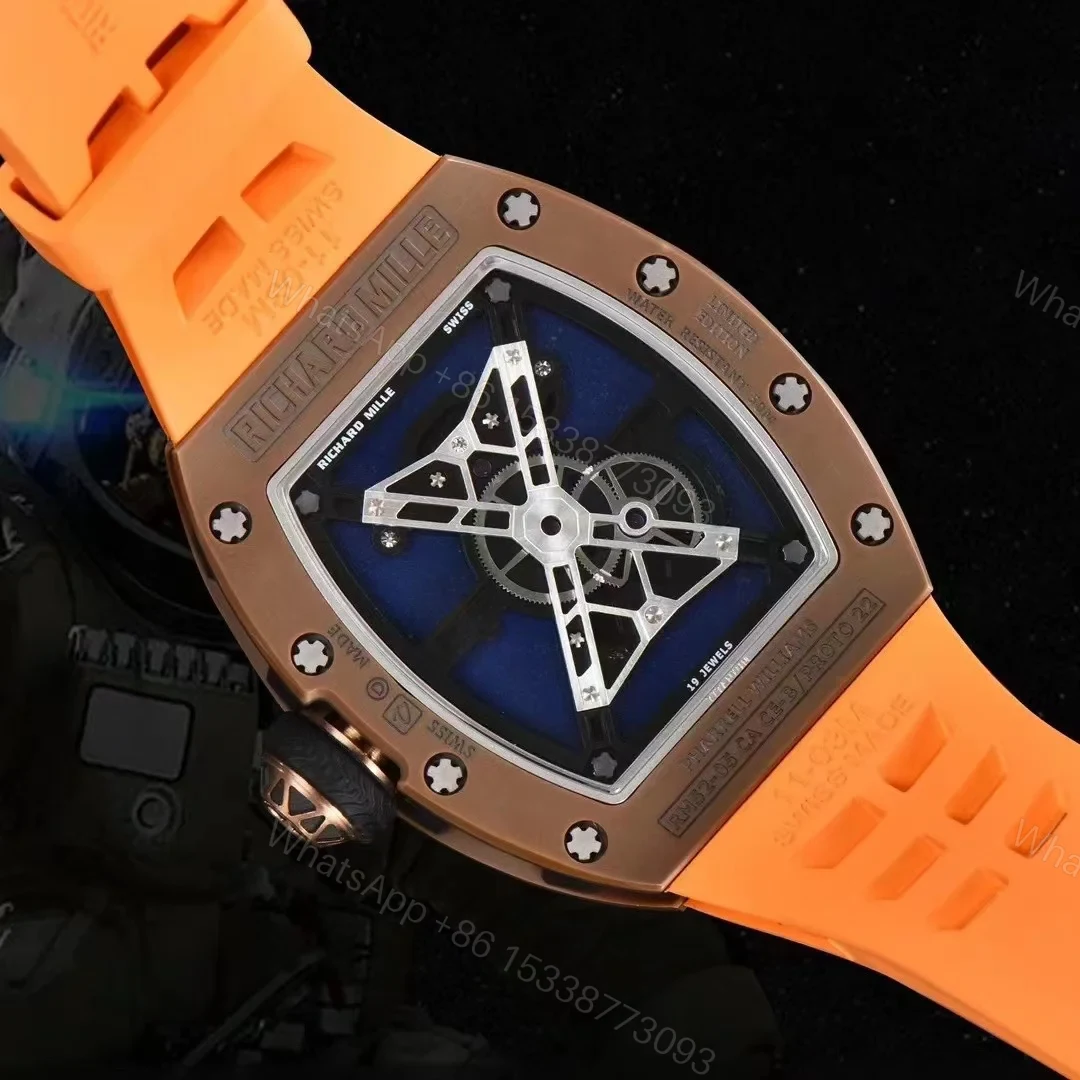 View 8 of Richard Mille RM52-05 Pharrell Williams Mars Mission Orange Strap Tourbillon Watch RM52-05-ORANGE