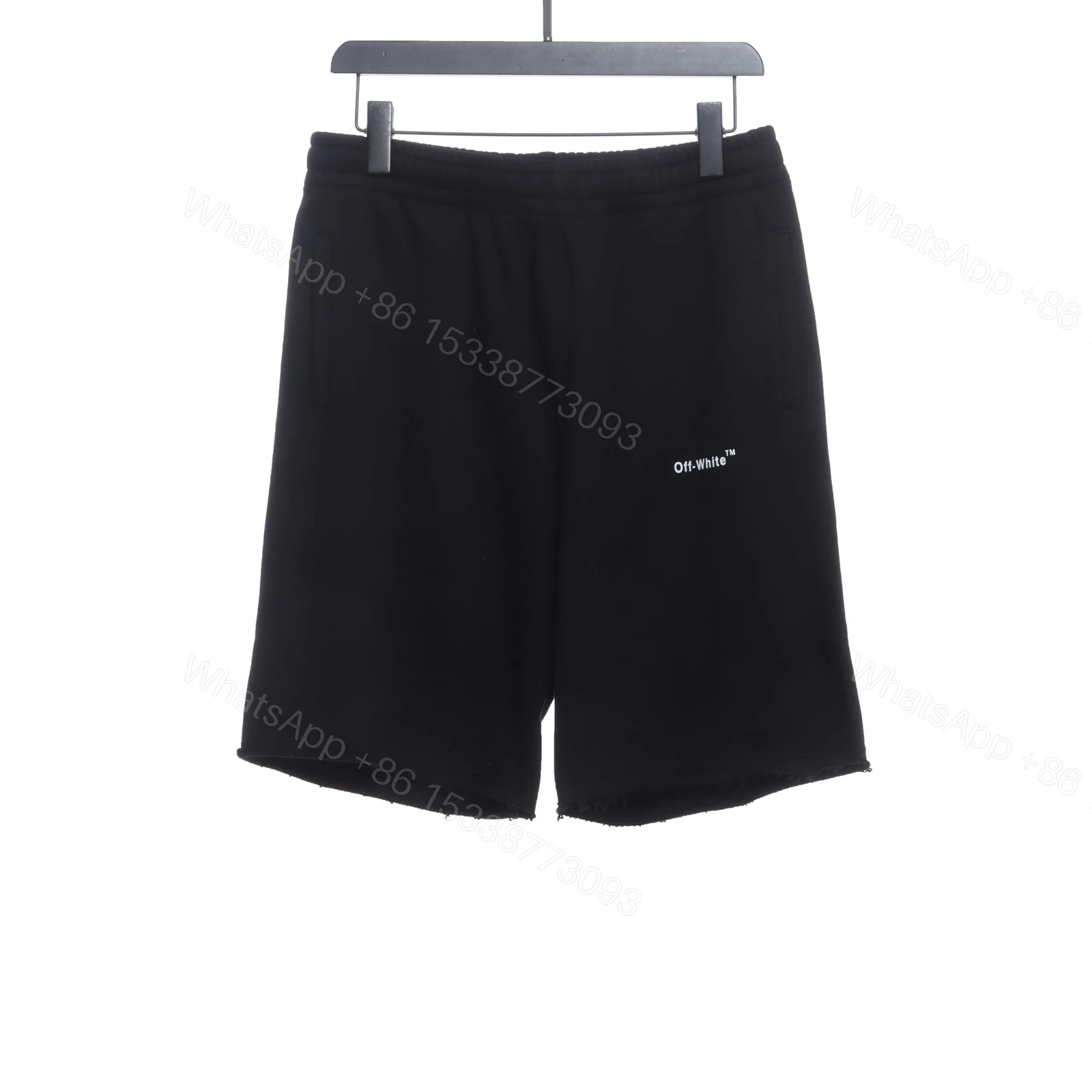 View 3 of Off-White ECG Printed Shorts