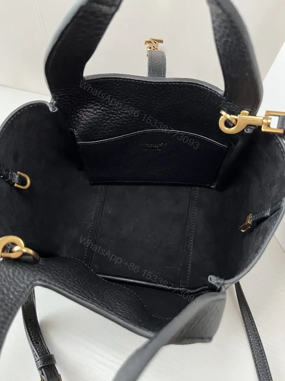 View 9 of Pebbled Leather Structured Tote - Everyday Luxe Carry