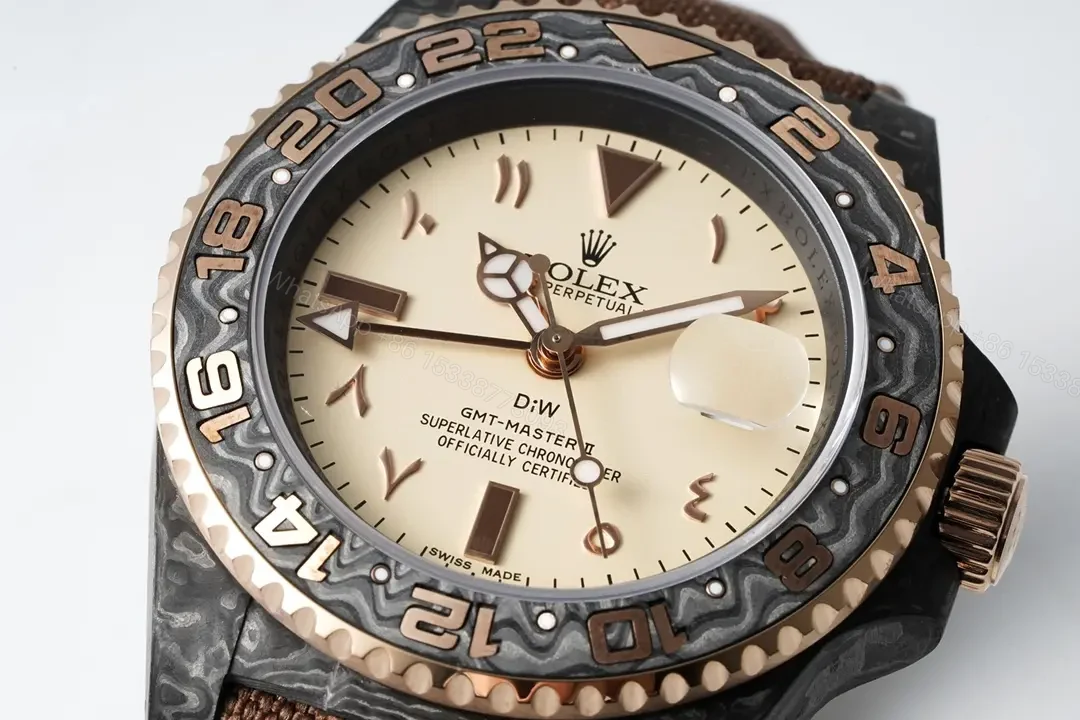 View 5 of VS Factory Clean Factory Diw Rolex GMT-Master II, Brown, Carbon Fiber