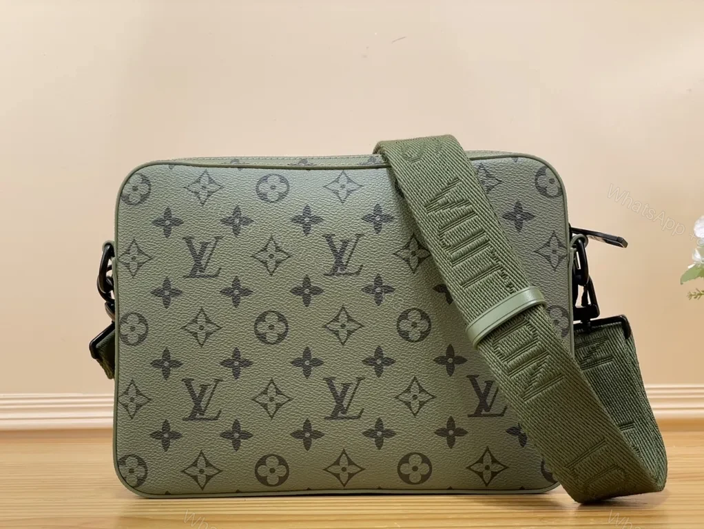 View 9 of Monogram LV Crossbody Bag: Luxe Everyday Style Set