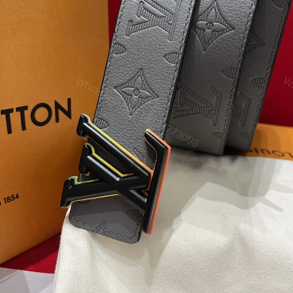 View 10 of Statement Monogram Belt: Leather, Modern Buckle, Premium Visually Bold