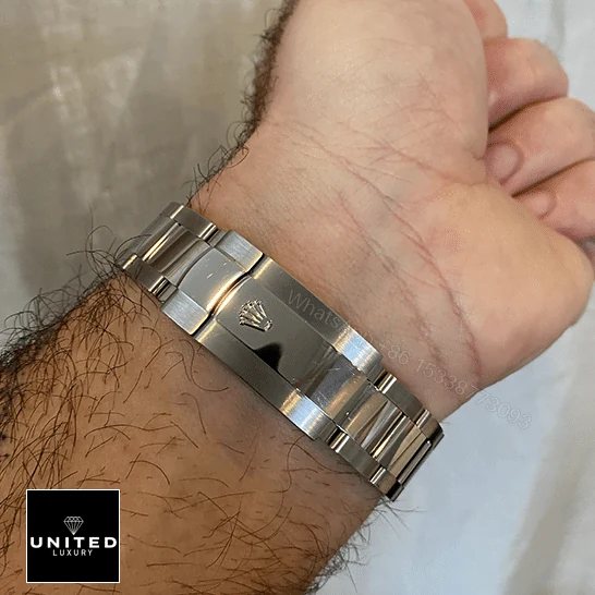 View 7 of Rolex Datejust 126200-0008 Oyster Steel White Dial Replica
