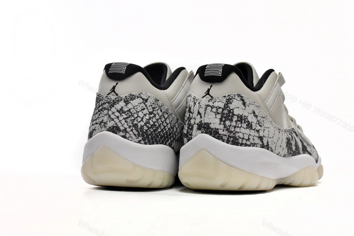 View 3 of Air Jordan 11 Retro Low Light Bone Snakeskin CD6846-002