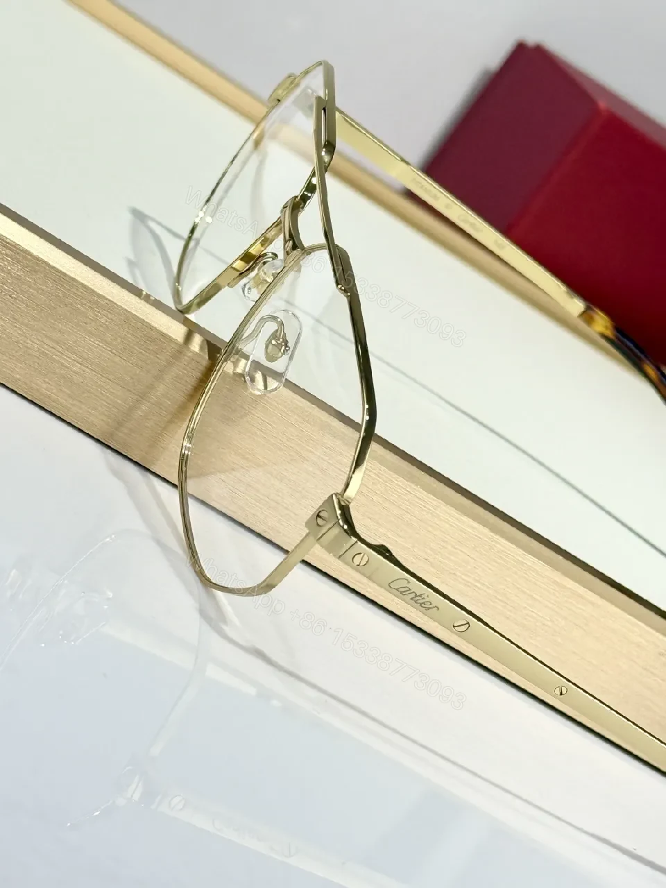 View 7 of Lightweight Titanium Eyewear: Minimalist Cartier-Inspired Frames