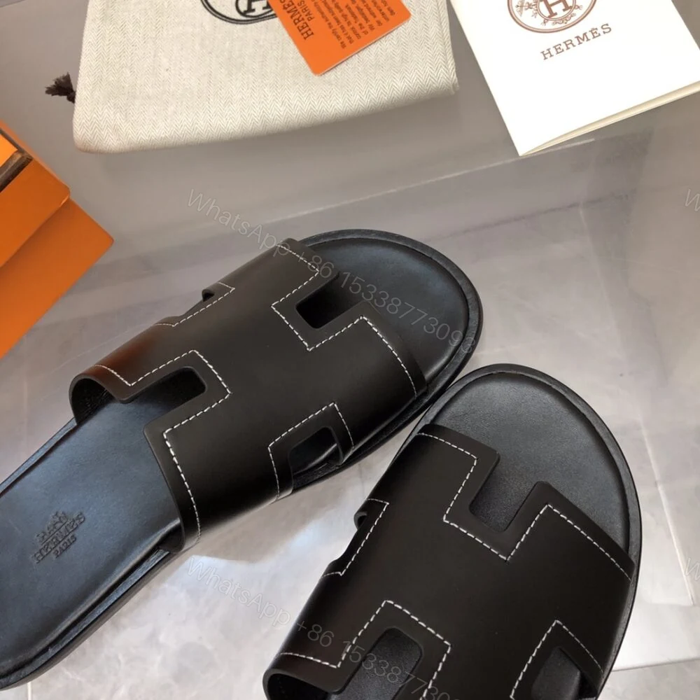 View 3 of Hermes Izmir Sandal Black