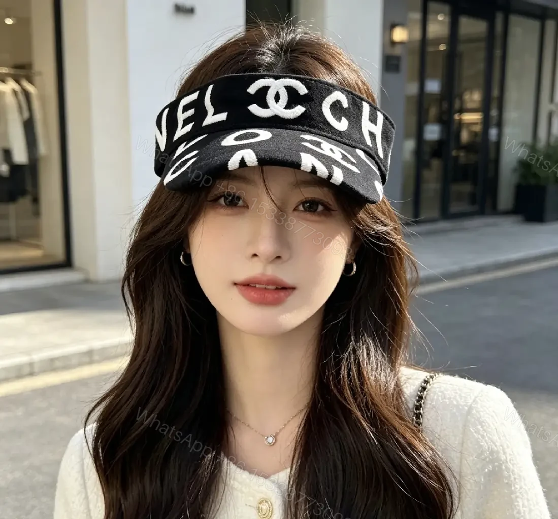 View 7 of Bold Logo Visor Cap: Luxe Streetwear, All-Day Comfort