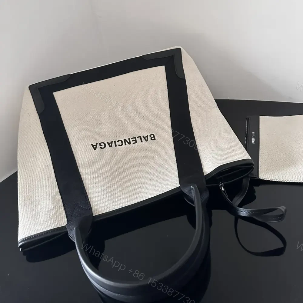 View 6 of 高仿BalenciagaNavyCabas帆布托特包35CM