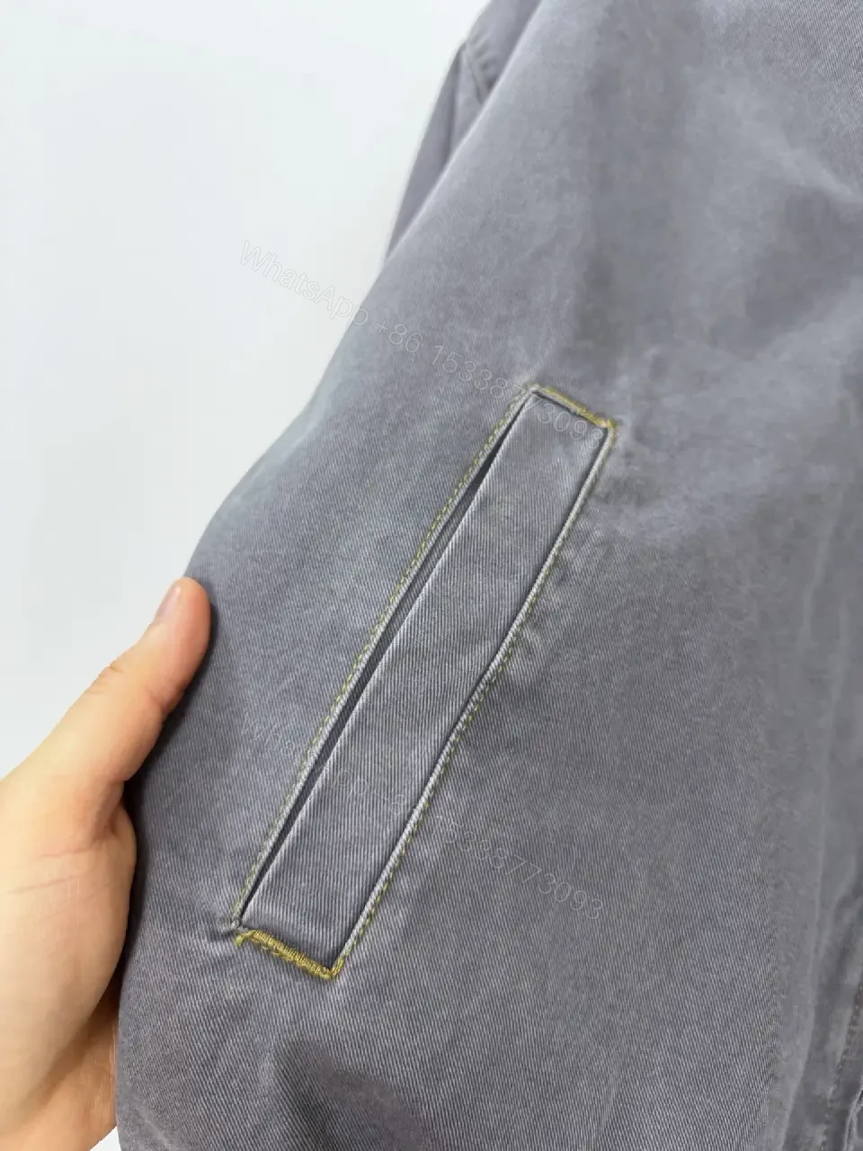 View 3 of Corduroy Collar Coach Jacket: Luxury Everyday Essential