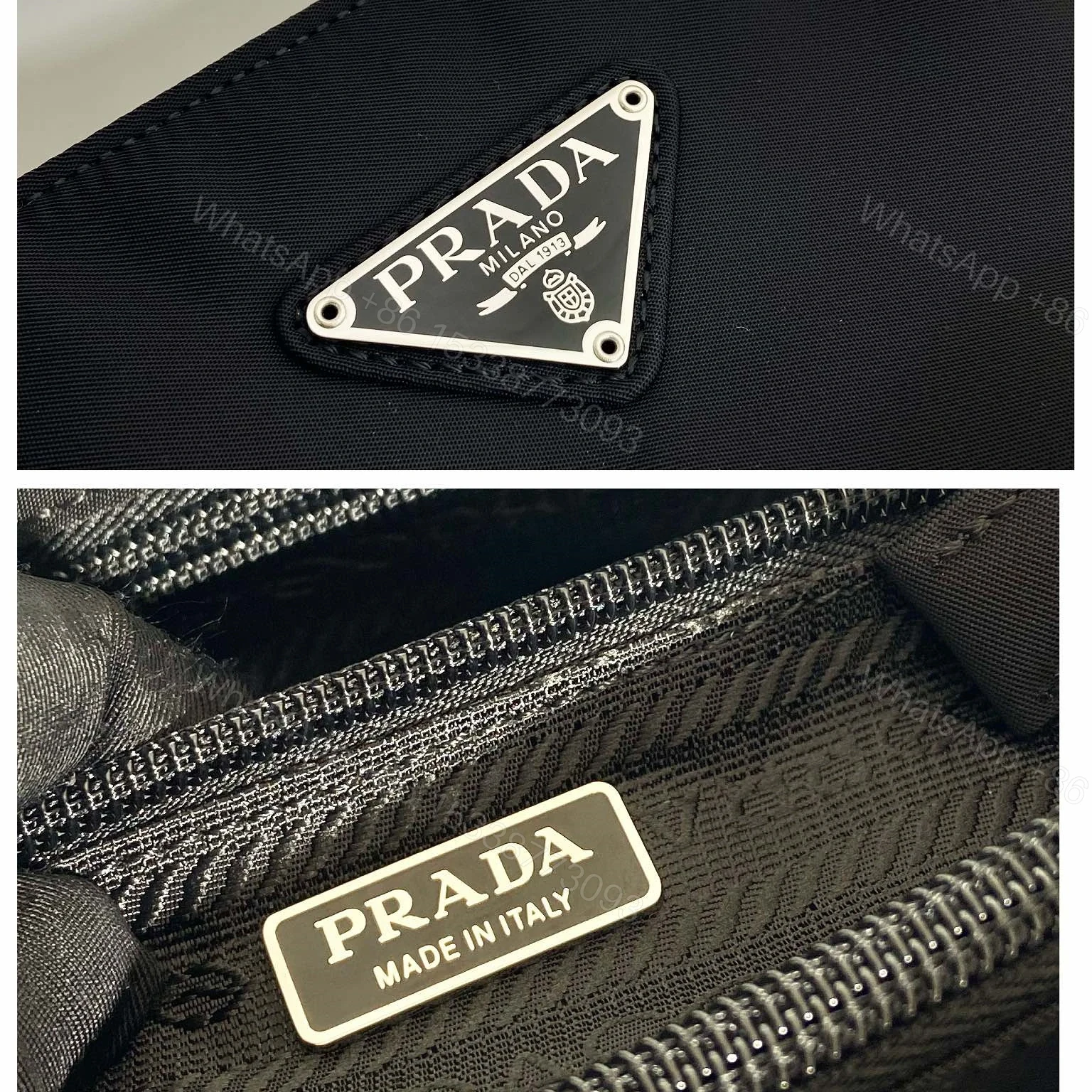 View 10 of 高仿Prada*ReEdition系列托特包B6247黑色小號免檢版