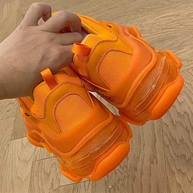 View 9 of BALENCIAGA MEN’S TRIPLE S SNEAKER CLEAR SOLE – BB189