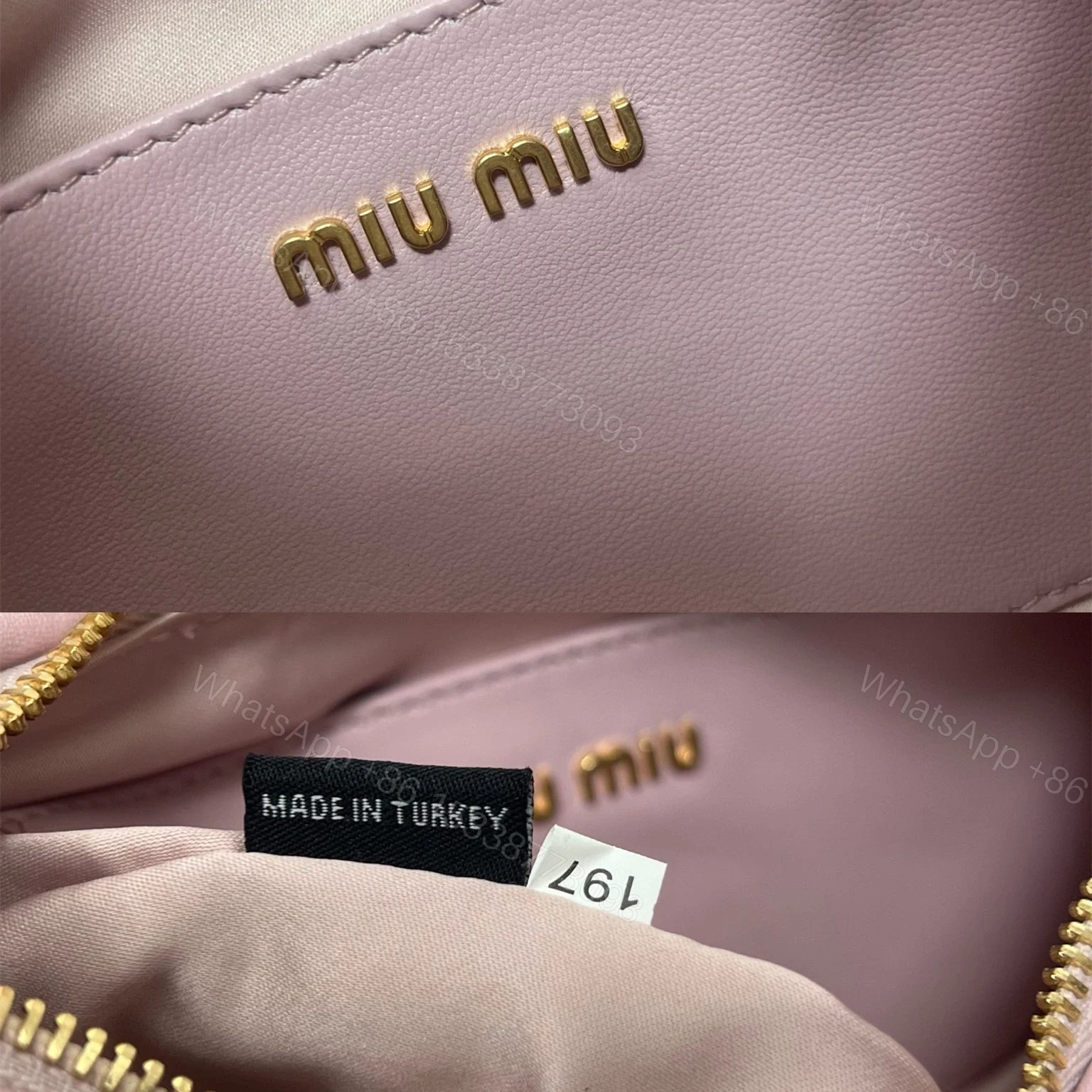 View 9 of 高仿miumiu繆繆*5BH211單肩包粉色免檢版