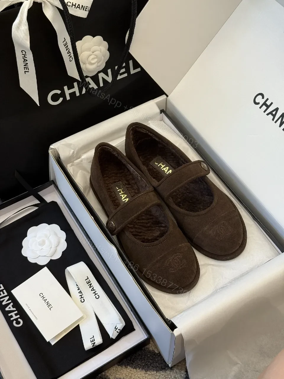 View 8 of Brown Suede Mary Janes - Cozy Luxury, Low-Profile Comfort