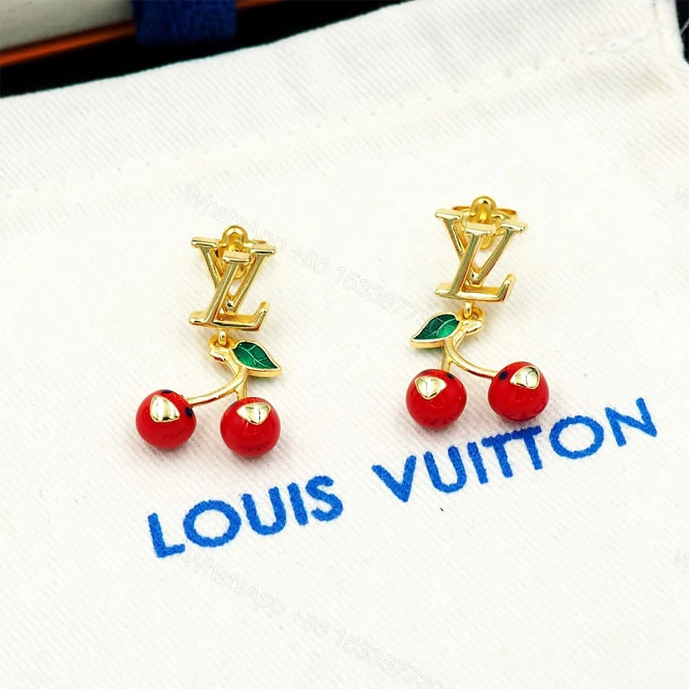 View 2 of LV x TM CERISE EARRINGS