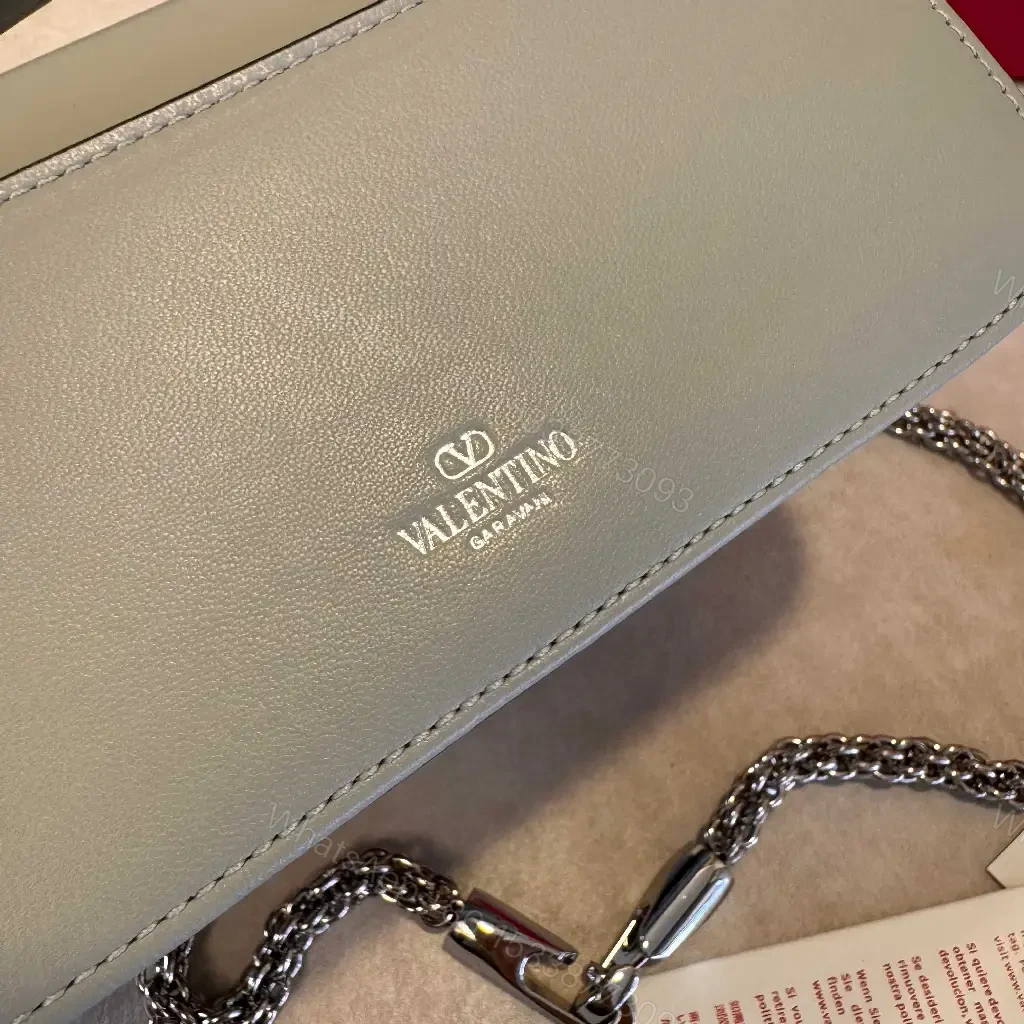 View 3 of Sparkling Crystal-Chain Mini Bag: Luxe Edge Clutch