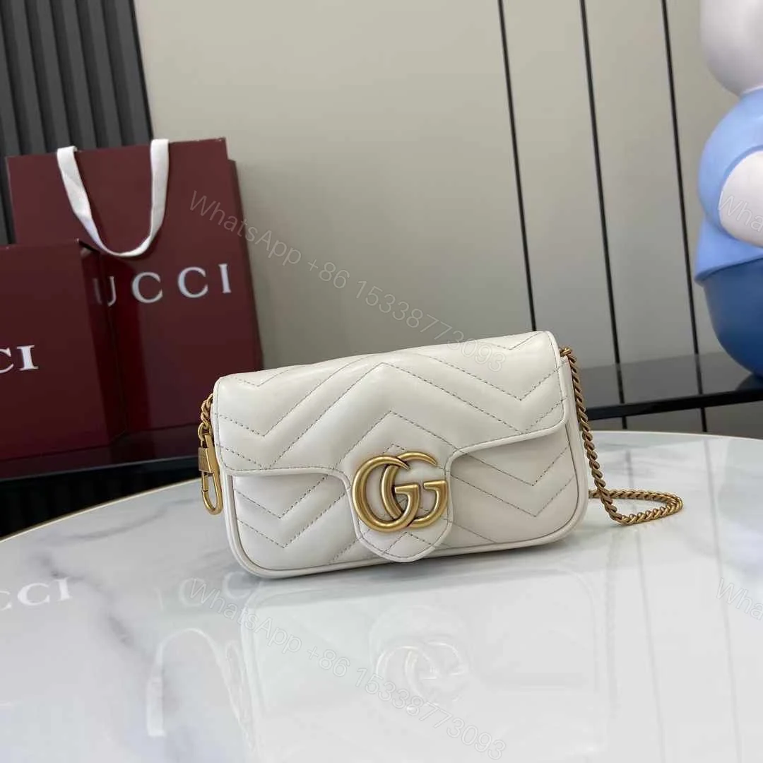 View 10 of Gucci GG Mini Marmont Shoulder Bag First Copy | AAA+ Replica Designer Bag