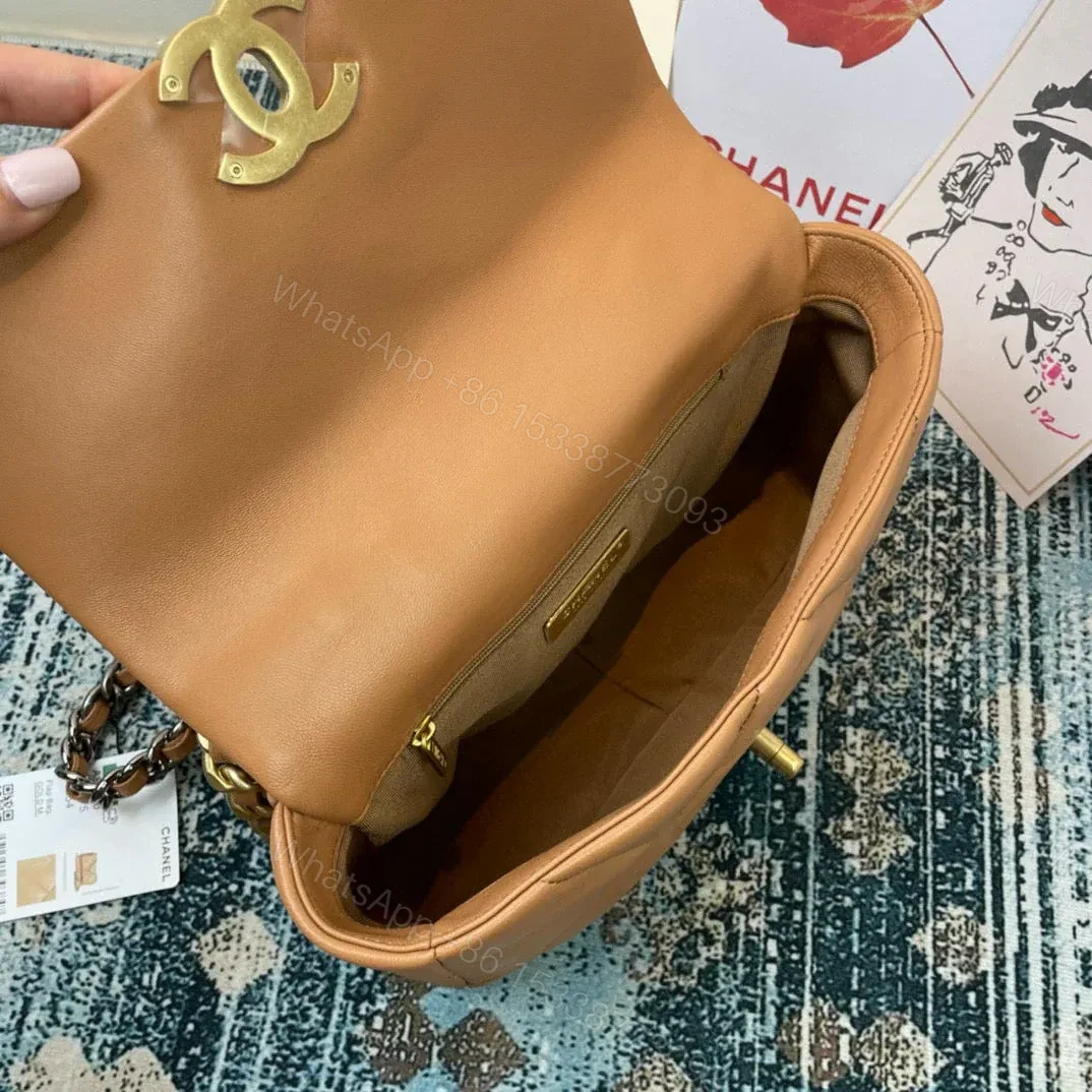 CHANEL MEDIUM 26 FLAP BAG IN PEANUT LAMBSKIN — view 2