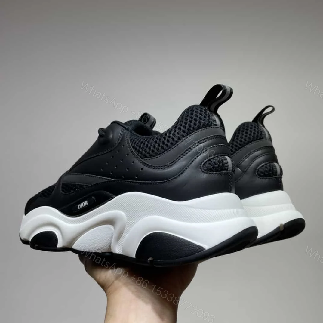 View 4 of B22 SNEAKER TECHNICAL MESH WITH AND CALFSKIN – CD117