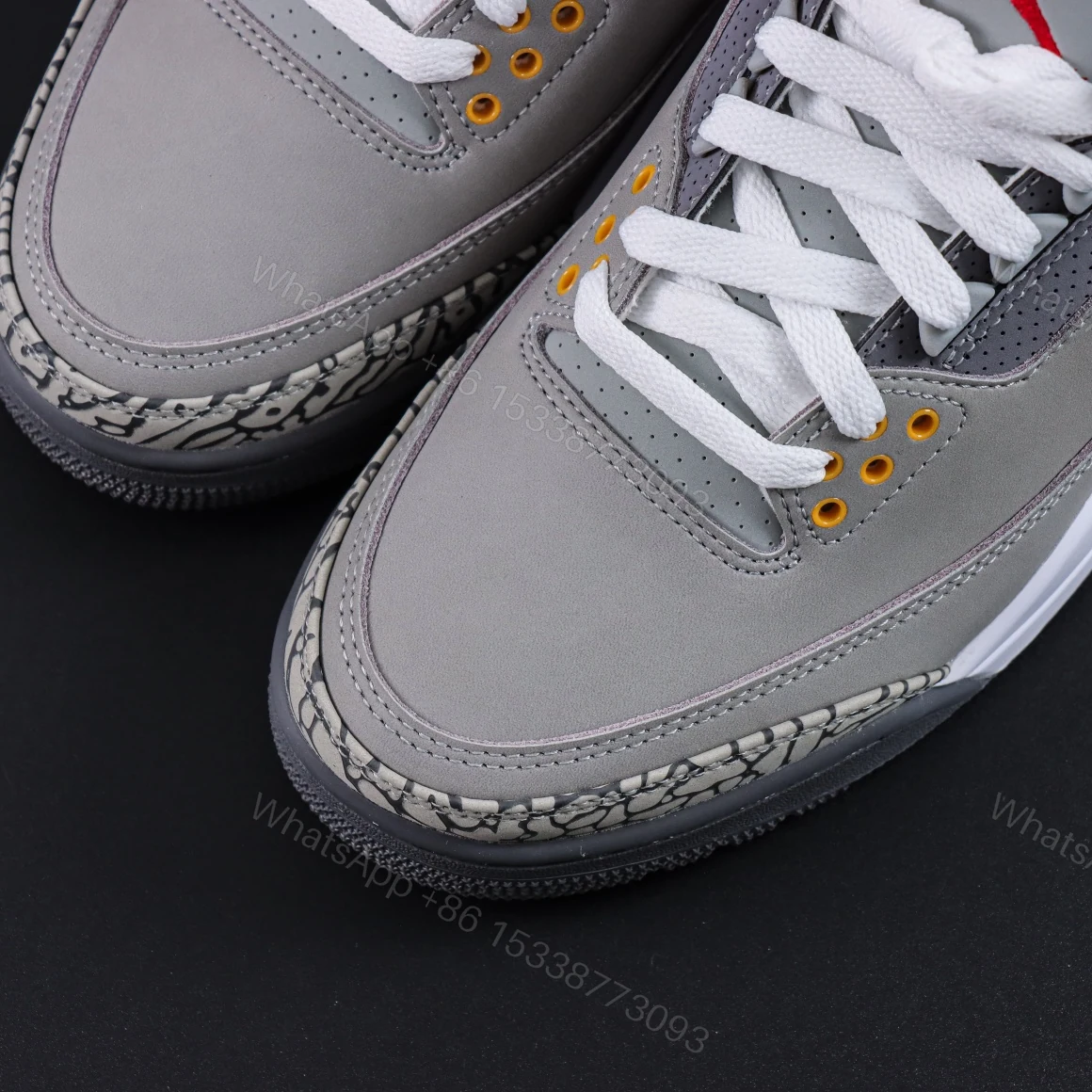 View 4 of Air Jordan 3 Retro “Cool Grey” Reps