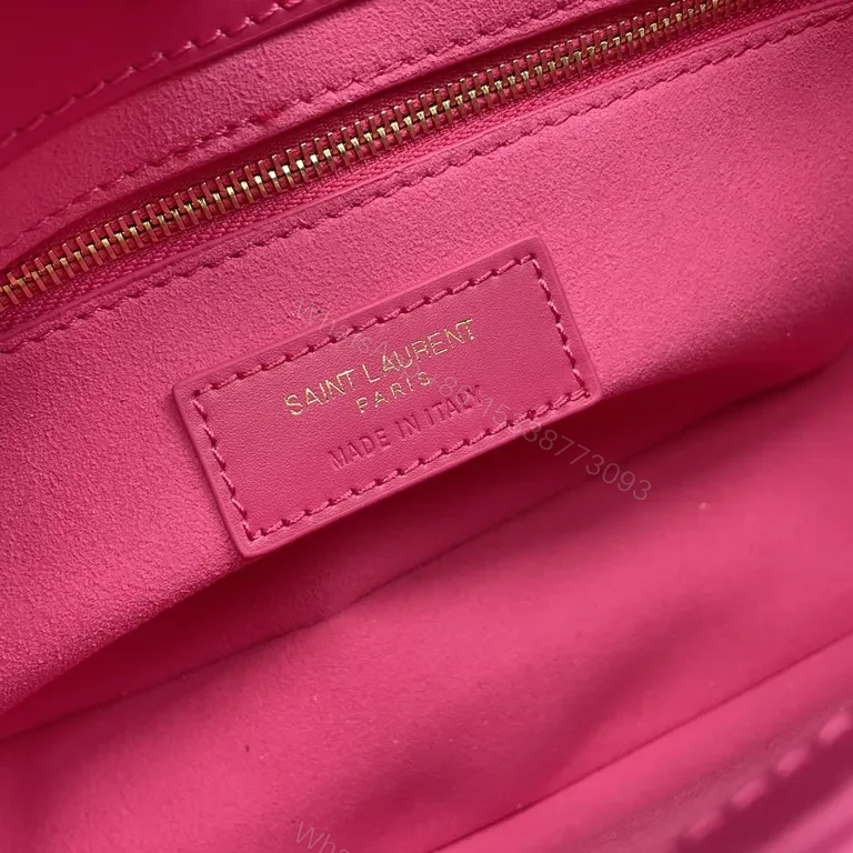 View 9 of Magenta Leatherette Saddlebag: Luxe, Compact, Allâ€‘Day Versatility