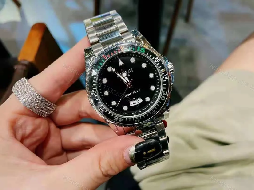 View 2 of Gucci Dive Xl Black Dial Watch 45Mm