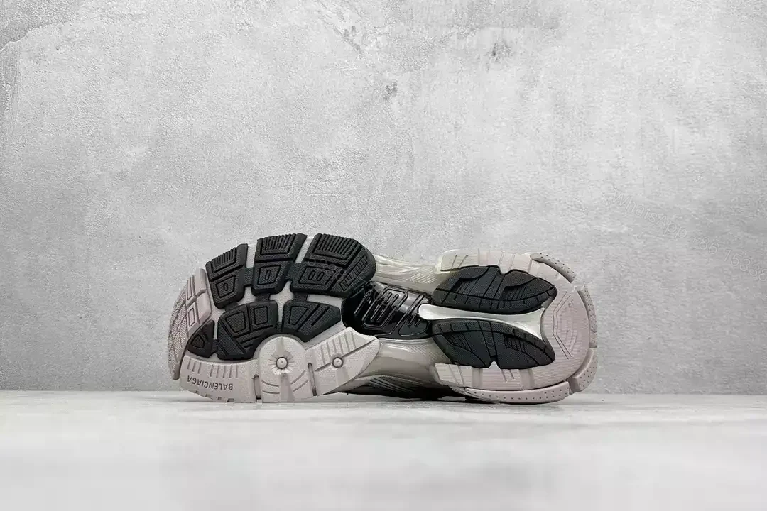 View 5 of BALENCIAGA RUNNER SNEAKER IN TAUPE/BLUE – BB264