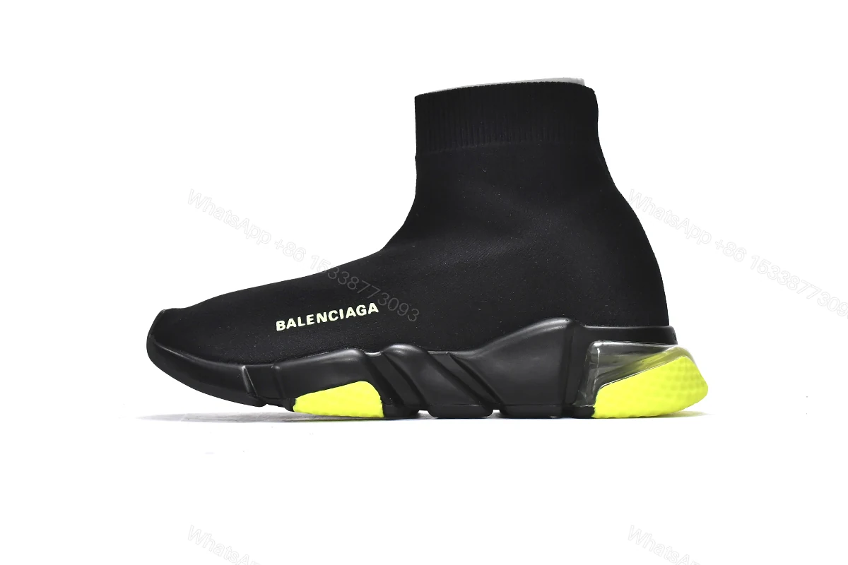 View 13 of Balenciaga Speed Trainer Black Green